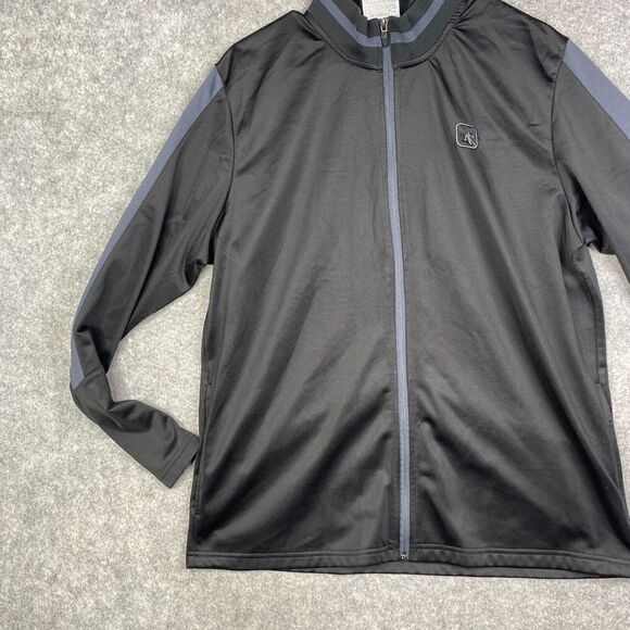 Vintage Y2k And1 Jacket Mens Size Large Black Full Zip Athletic Basketball Mix - Picture 2 of 8